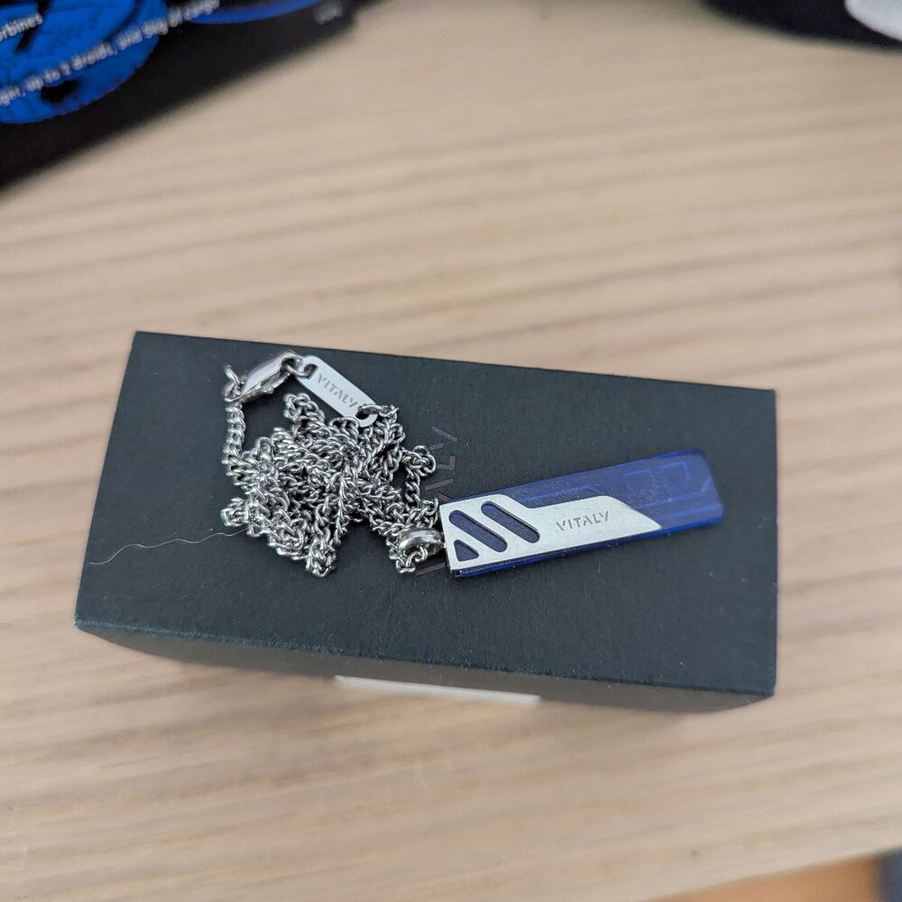 Vitaly Byte necklace stainless steel cyberpunk